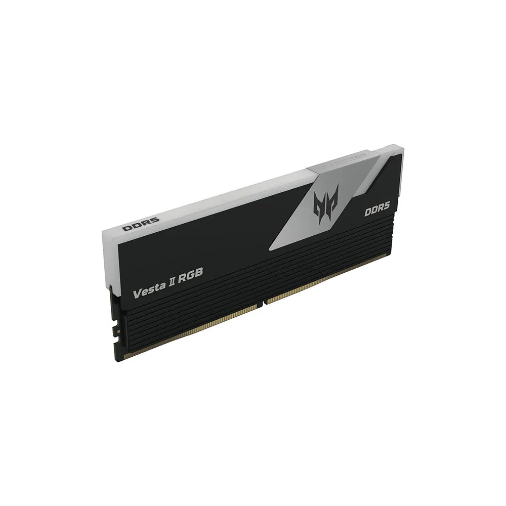 Acer Predator Vesta II memory module, 32 GB DDR5 (2 x 16GB), 7200 MHz, BL.9BWWR.363, black