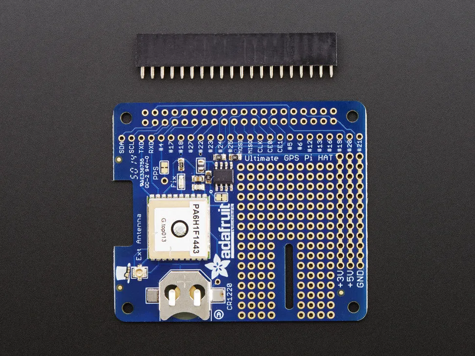 Adafruit Ultimate GPS HAT for Raspberry Pi A /B /Pi 2/3/Pi 4 - Mini Kit