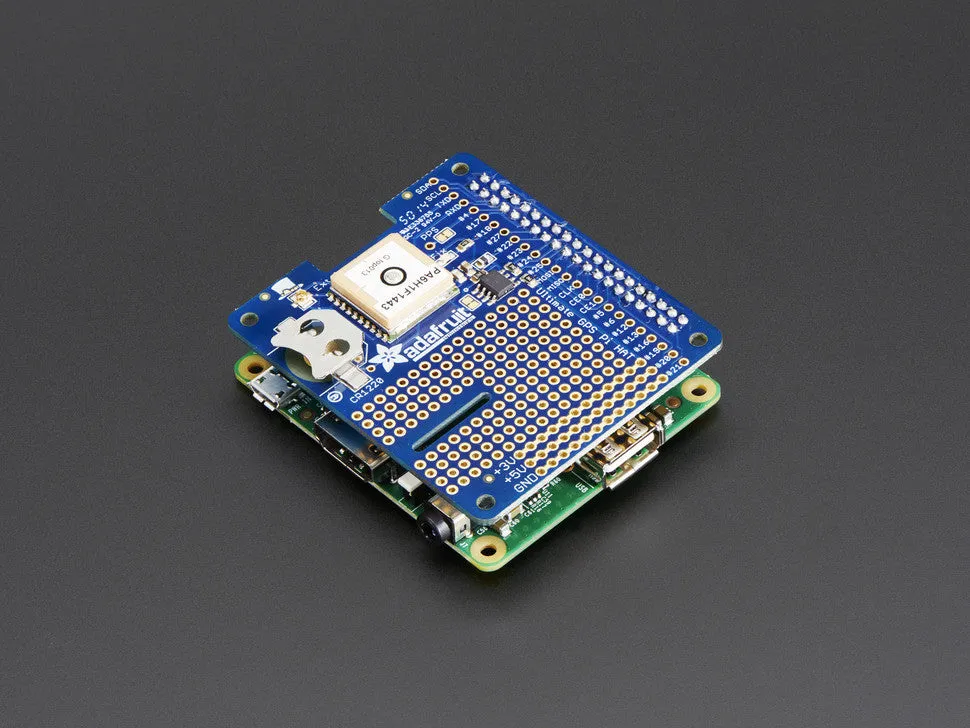 Adafruit Ultimate GPS HAT for Raspberry Pi A /B /Pi 2/3/Pi 4 - Mini Kit