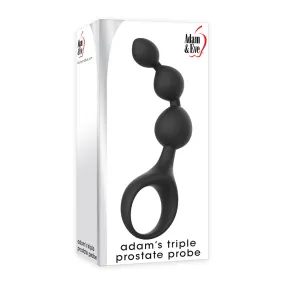 Adam & Eve Adam's Triple Prostate Probe - Black