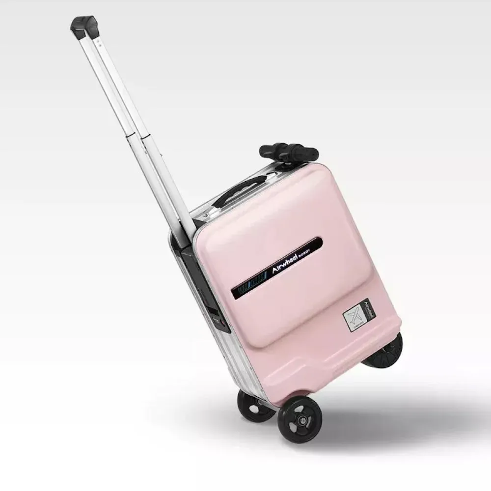 Airwheel SE3MiniT - Electric Luggage Scooter - Black | Potable Riding Suitcase with Removable Battery