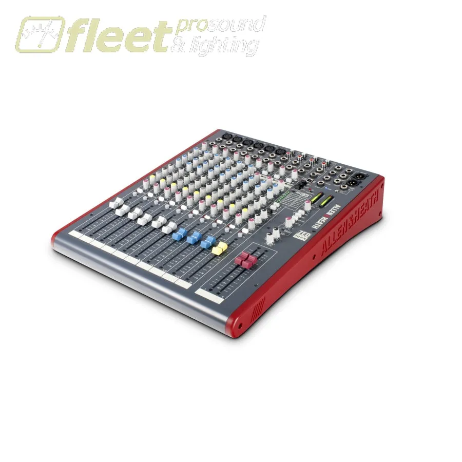 Allen & Heath ZED-12FX Multipurpose Mixer with FX for Live Sound and Recording