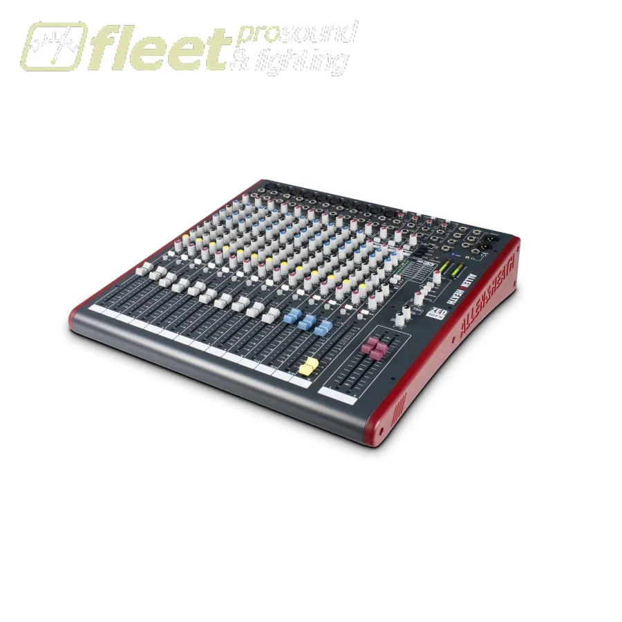 Allen & Heath ZED-16FX Multipurpose USB Mixer with FX for Live Sound and Recording