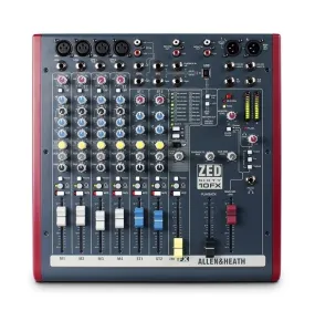 Allen and Heath ZED60-10FX 6 Channel Mixer with Digital Effects and USB Connectivity