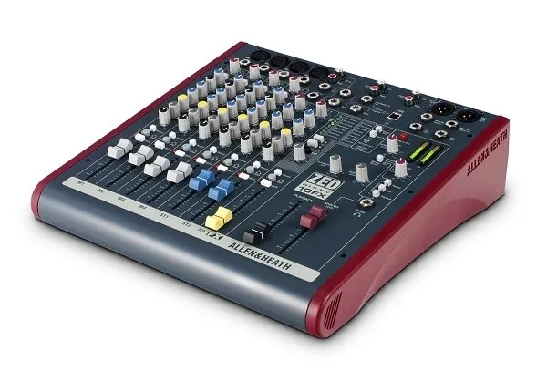 Allen and Heath ZED60-10FX 6 Channel Mixer with Digital Effects and USB Connectivity