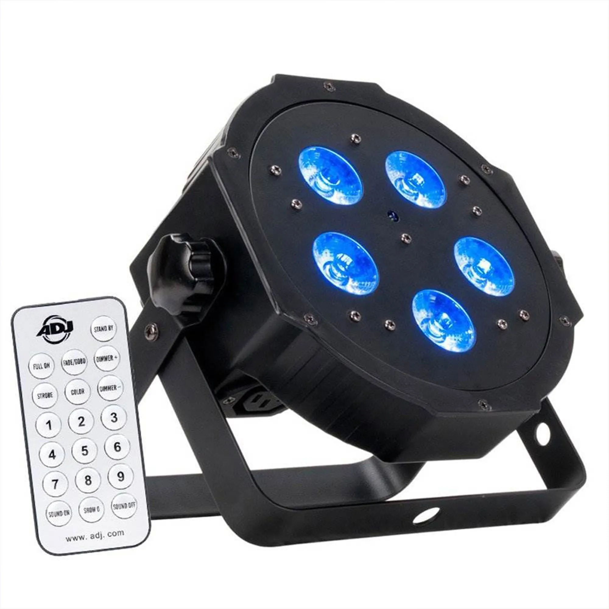 American DJ ADJ Mega Hex Par Low Profile LED RGBAW   UV Can Wash Effect Light