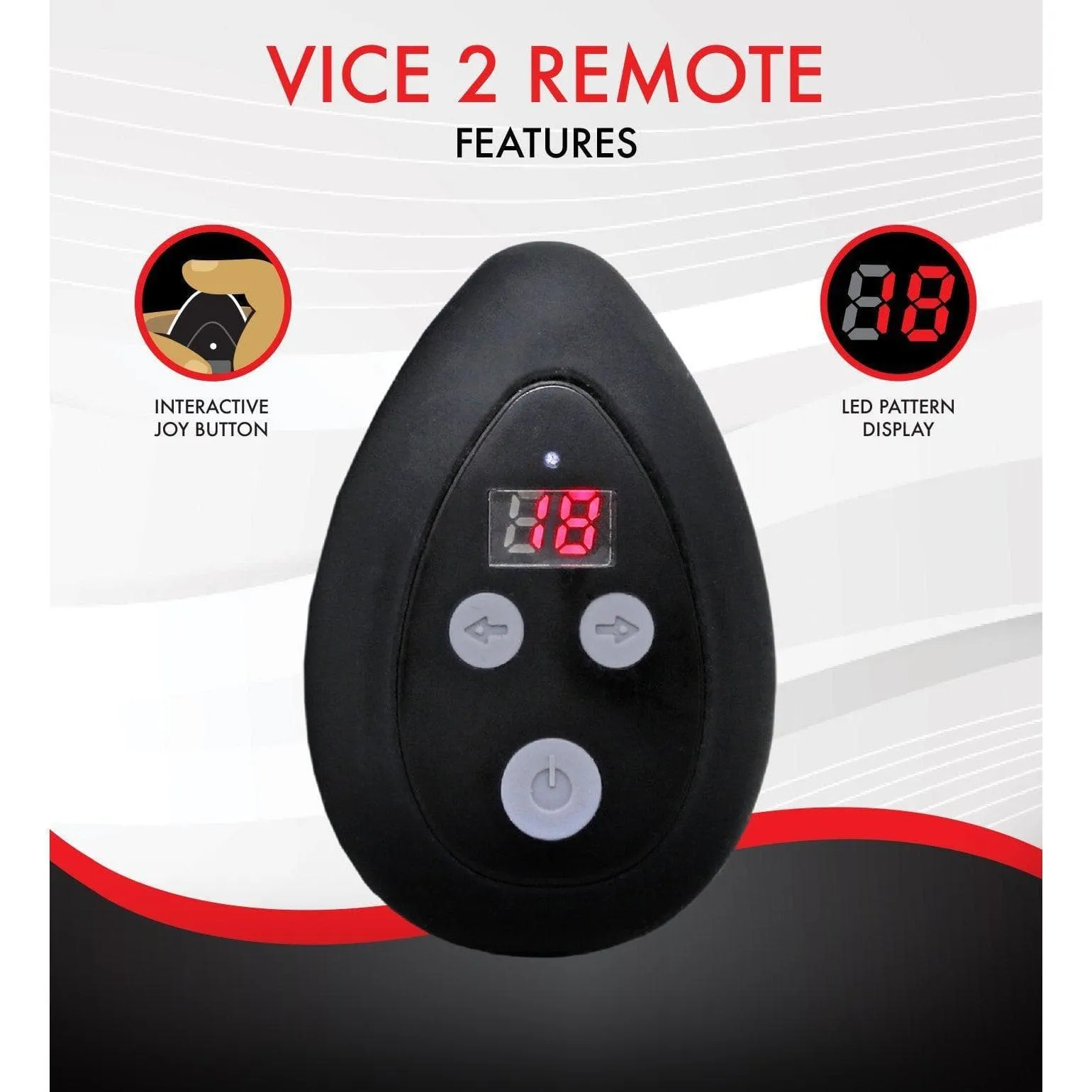 Sure! Here’s an optimized title for the product with added modifiers:

Enhanced Aneros Vice 2 Rechargeable Remote-Controlled Prostate Stimulator with Powerful Vibrations & Ergonomic Design