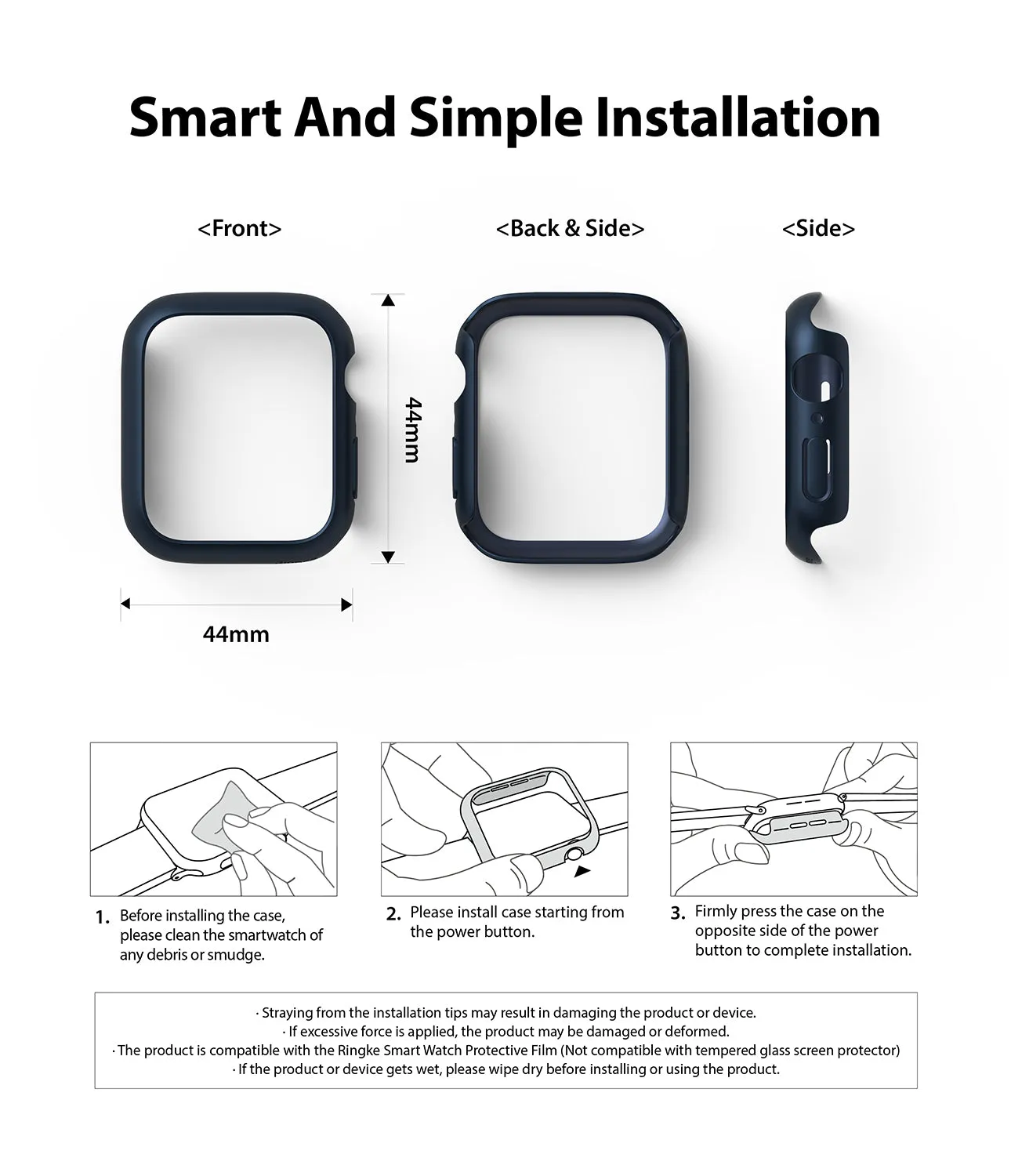 Apple Watch Series 6 / SE / 5 / 4 (44mm) Case | Slim