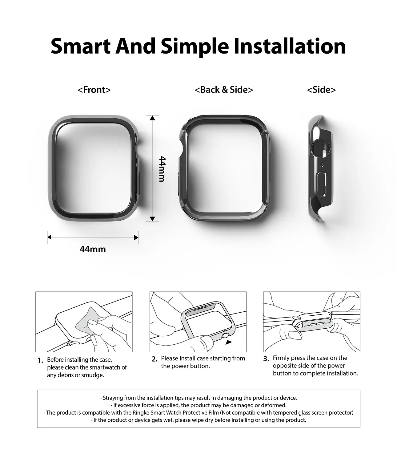 Apple Watch Series 6 / SE / 5 / 4 (44mm) Case | Slim