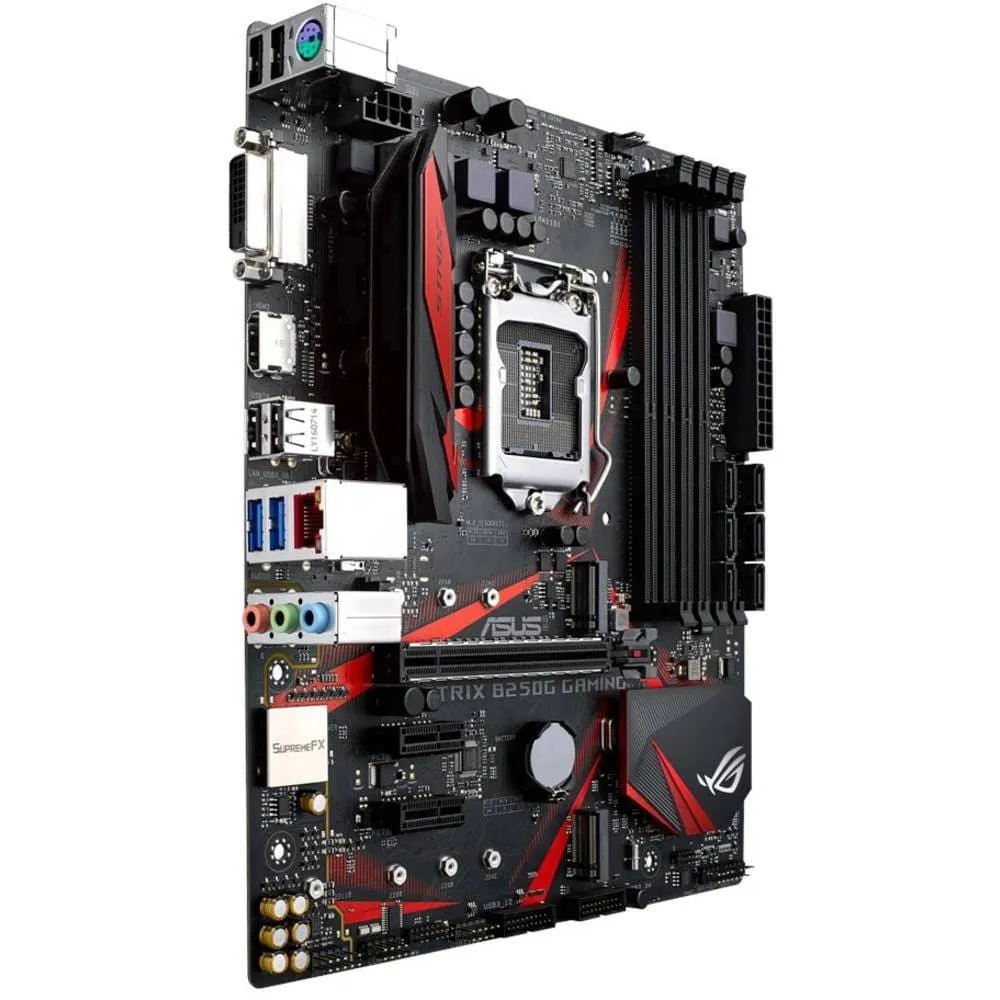 ASUS ROG STRIX B250G GAMING Intel B250 LGA1151 micro ATX ddr4 2400MHz dual M.2 hdmi dvi sata 6Gbps