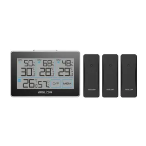 BALDR Indoor/Outdoor Wireless Weather Station With 3 Sensors