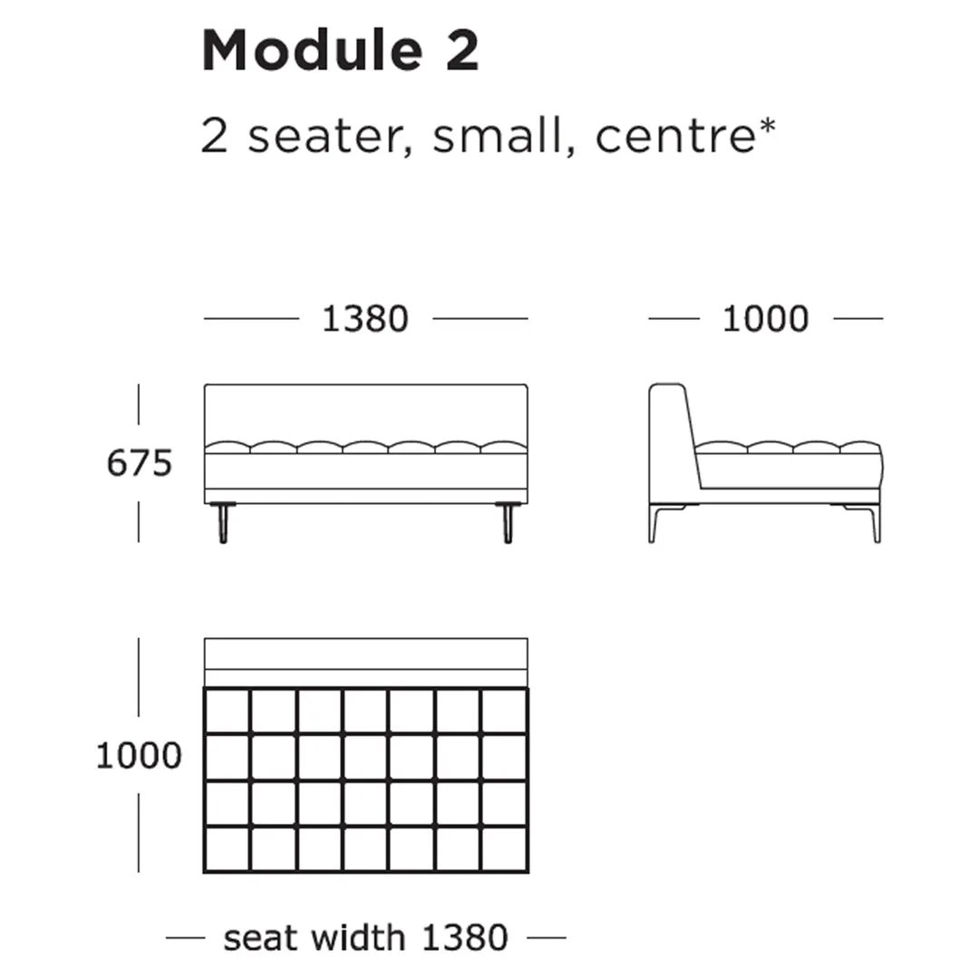 Campo Modular Sofa (Modules 1-8)