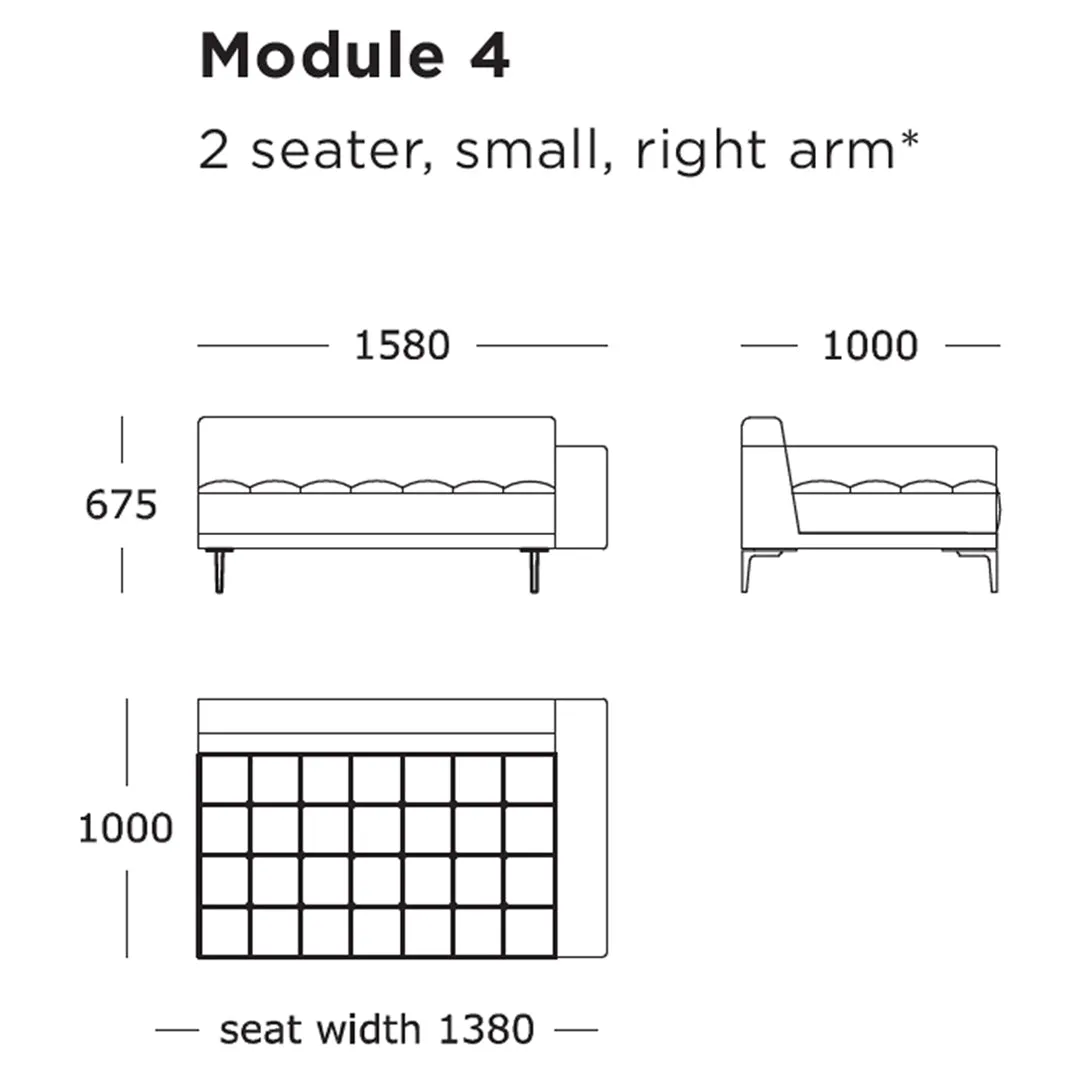 Campo Modular Sofa (Modules 1-8)