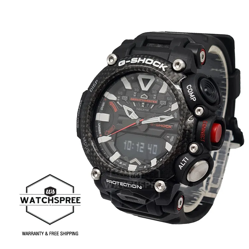 Casio G-Shock Master of G GRAVITY MASTER Quad Sensor GR-B200 Lineup Black Resin Band Watch GRB200-1A GR-B200-1A