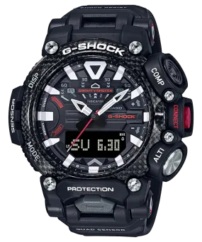 Casio G-Shock Master of G GRAVITY MASTER Quad Sensor GR-B200 Lineup Black Resin Band Watch GRB200-1A GR-B200-1A