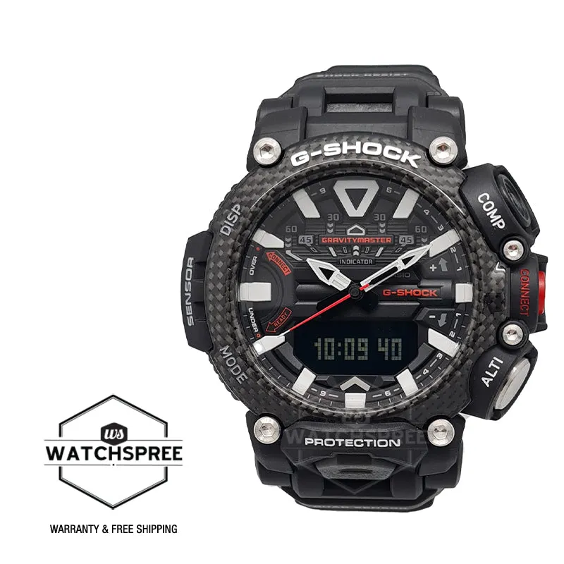 Casio G-Shock Master of G GRAVITY MASTER Quad Sensor GR-B200 Lineup Black Resin Band Watch GRB200-1A GR-B200-1A