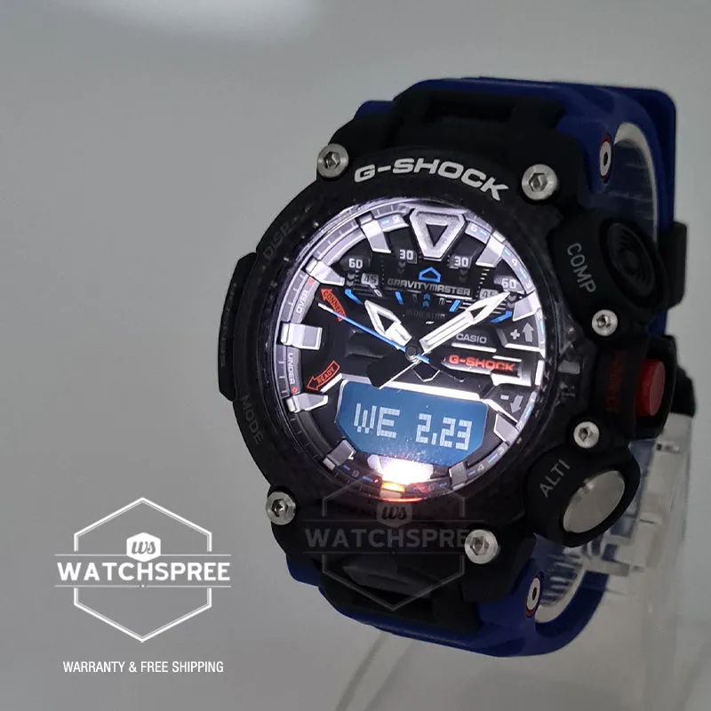 Casio G-Shock Master of G ’??ǯ¶ôÇû¶ô¶©Ç??€õ????Ç???Ç??€¸’??????Ç???Ç??€¸Ç???Ç??Ç?Çú?GRAVITYMASTER’??ǯ¶ôÇû¶ô¶©Ç??€õ????Ç???Ç??€¸’??????Ç???Ç??€¸Ç???Ç??Ç?Çú? Quad Sensor GR-B200 Lineup Blue Resin Band Watch GRB200-1A2 GR-B200-1A2