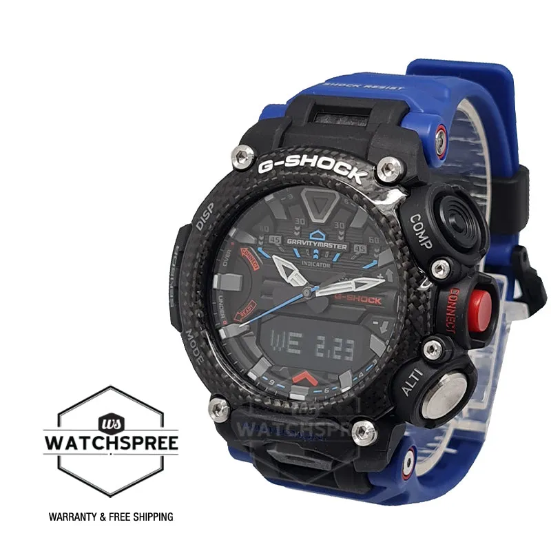 Casio G-Shock Master of G ’??ǯ¶ôÇû¶ô¶©Ç??€õ????Ç???Ç??€¸’??????Ç???Ç??€¸Ç???Ç??Ç?Çú?GRAVITYMASTER’??ǯ¶ôÇû¶ô¶©Ç??€õ????Ç???Ç??€¸’??????Ç???Ç??€¸Ç???Ç??Ç?Çú? Quad Sensor GR-B200 Lineup Blue Resin Band Watch GRB200-1A2 GR-B200-1A2