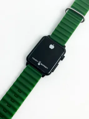 Dark Green LED Touch Wrist Watch For Mens/Boys MW65