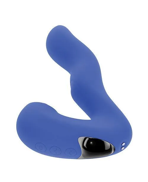 Advanced Tappity Tap Vibrator - Vibrant Blue Edition