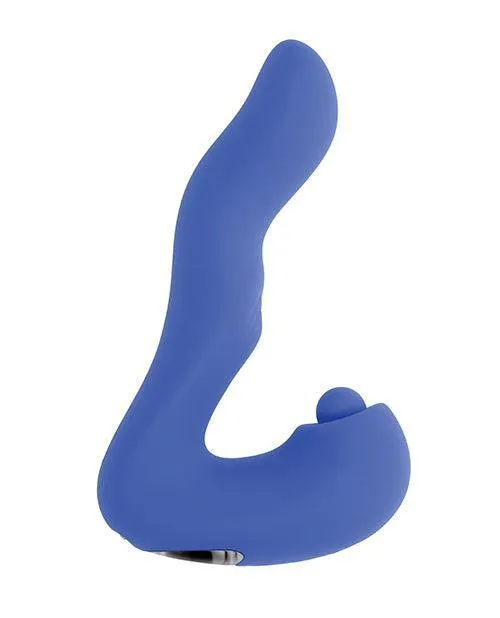 Advanced Tappity Tap Vibrator - Vibrant Blue Edition