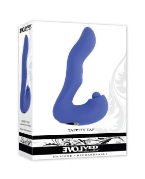 Advanced Tappity Tap Vibrator - Vibrant Blue Edition