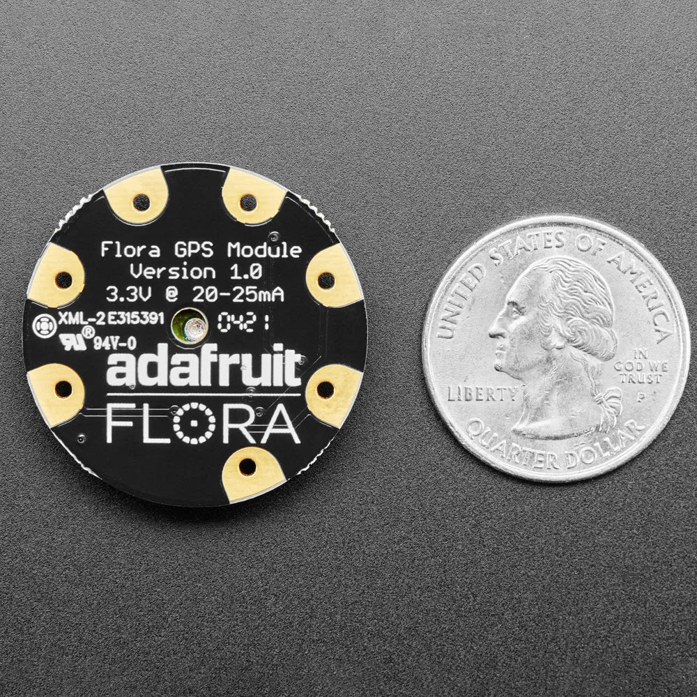 Flora Wearable Ultimate GPS Module