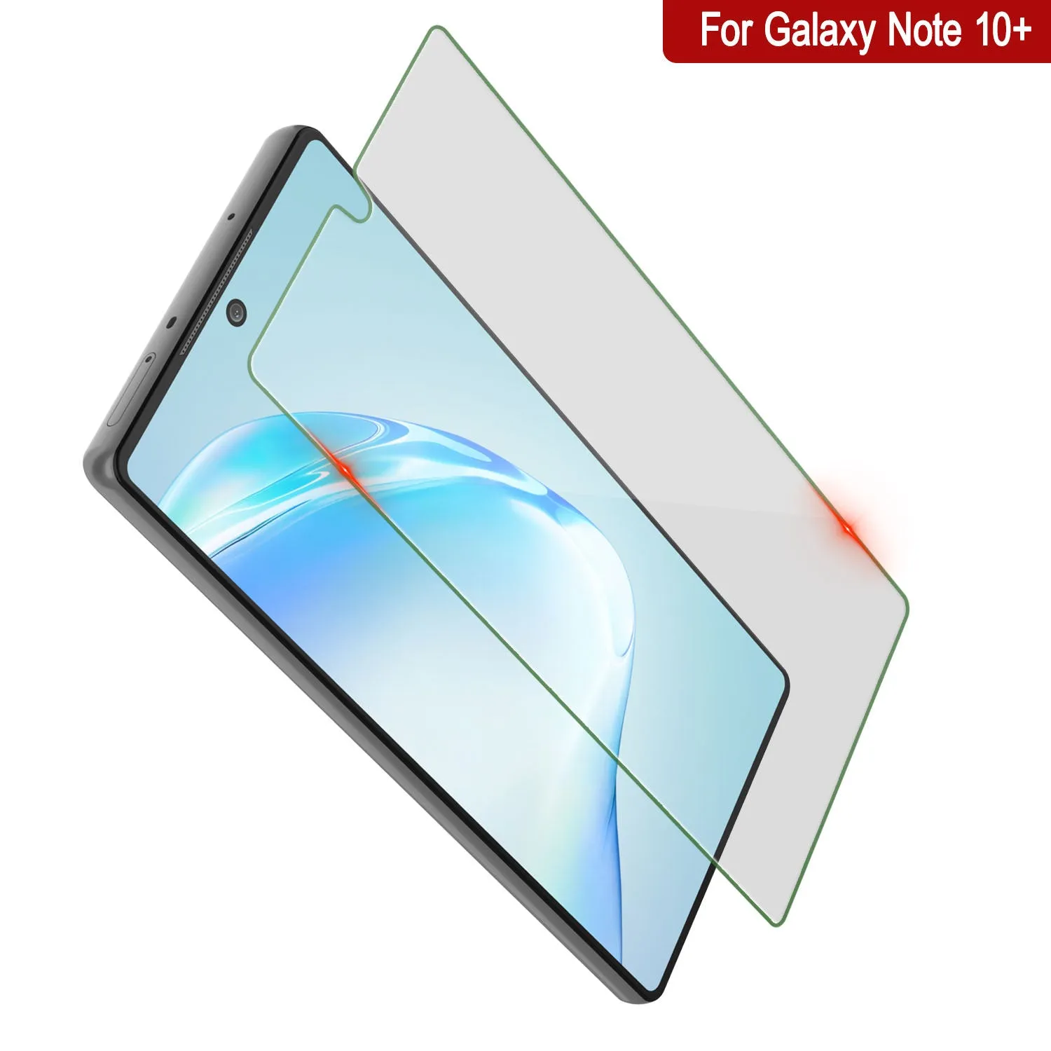 Galaxy Note 10  Plus Clear Punkcase Glass SHIELD Tempered Glass Screen Protector 0.33mm Thick 9H Glass