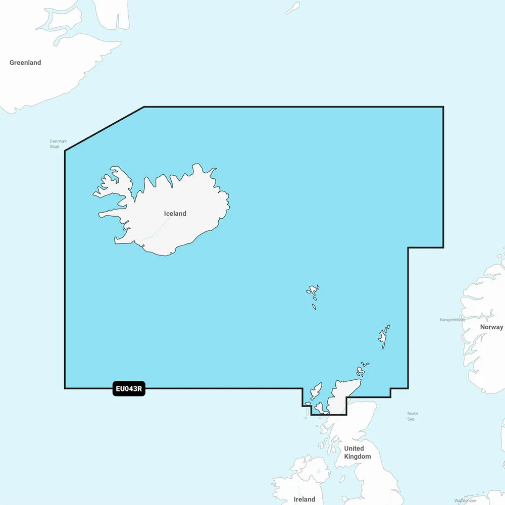 Garmin Navionics  NSEU043R - Iceland to Turkey - Marine Chart [010-C1246-20]