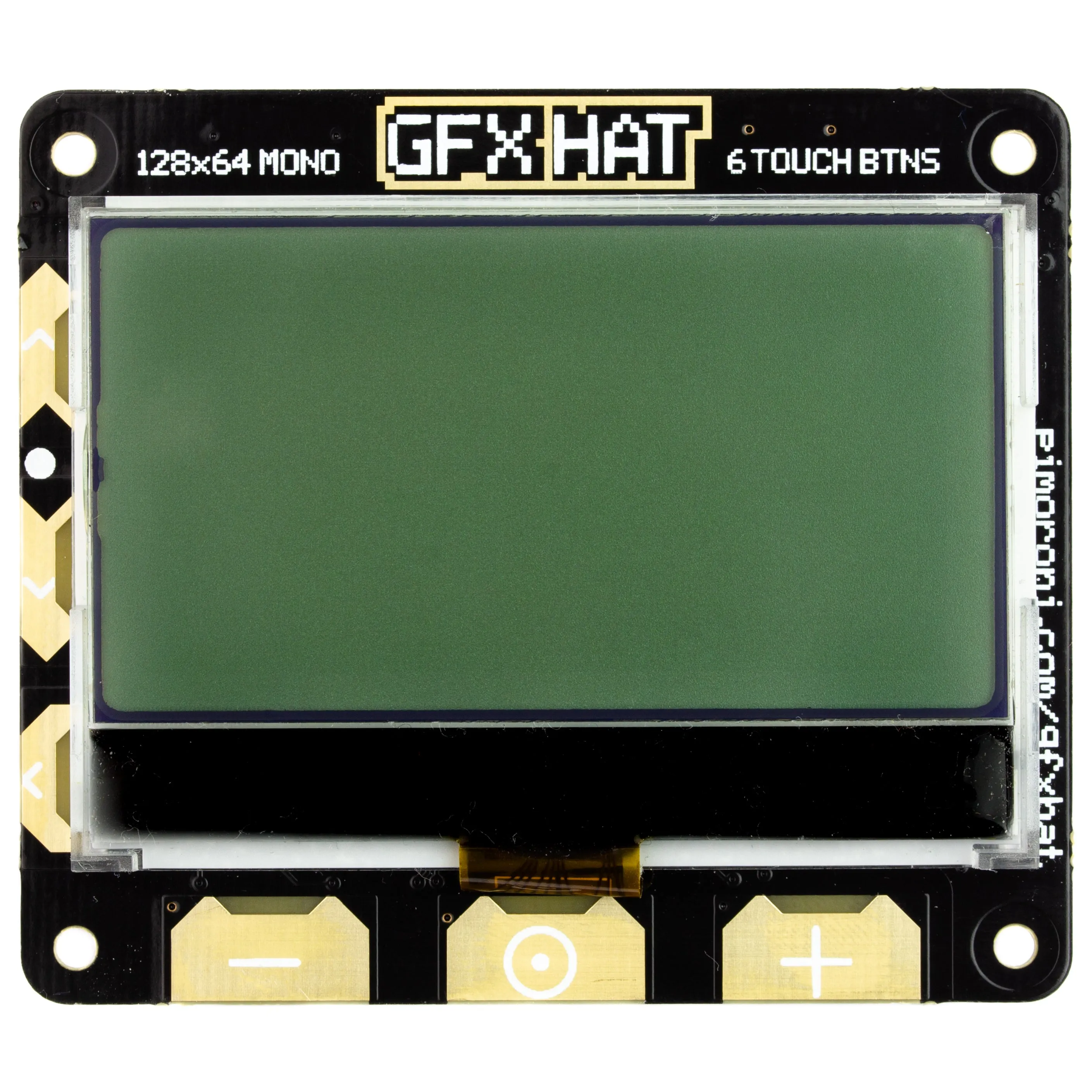 GFX HAT - Retro LCD with RGB Backlight