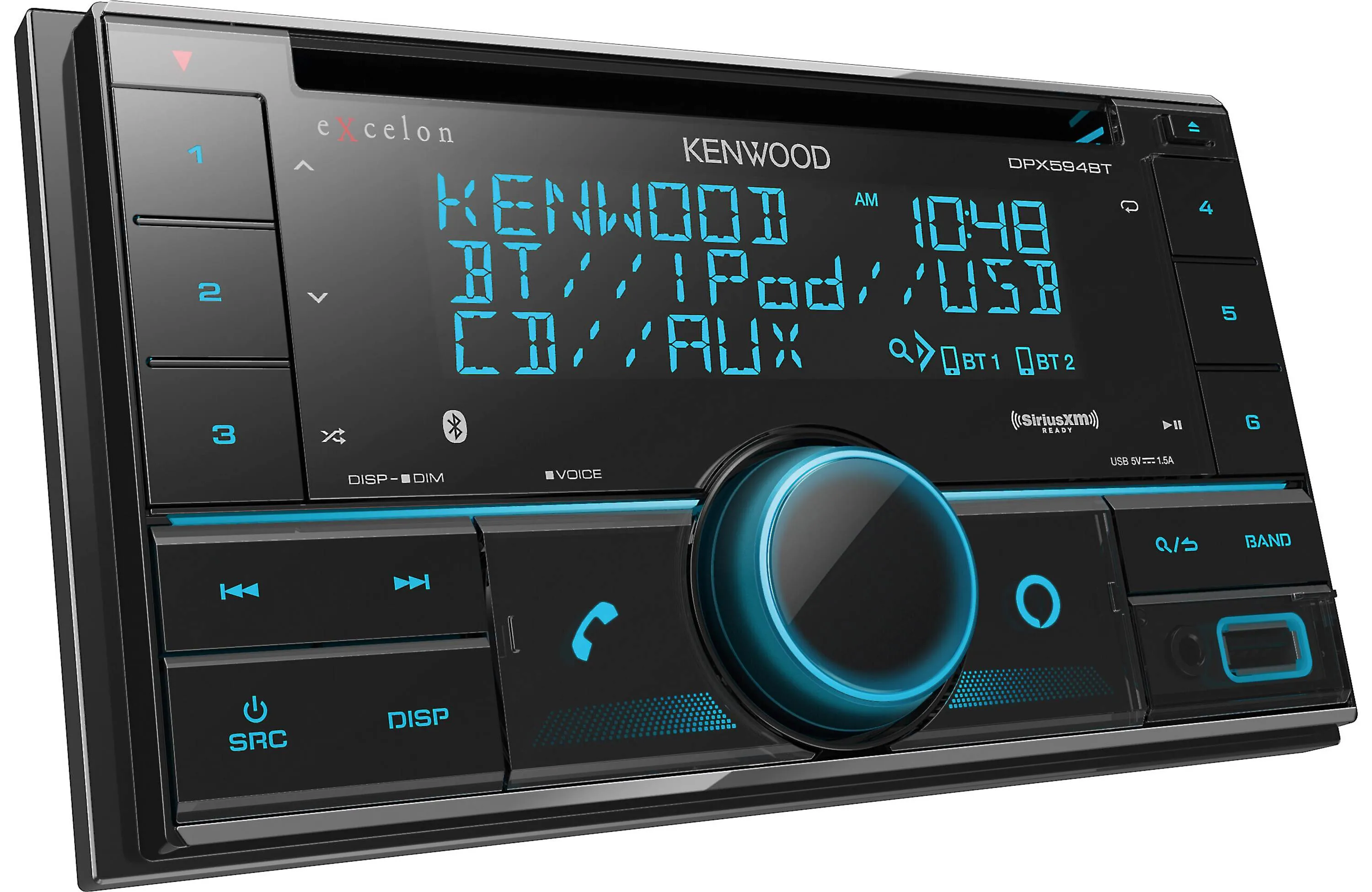 Kenwood Excelon DPX594BT Double Din CD Receiver