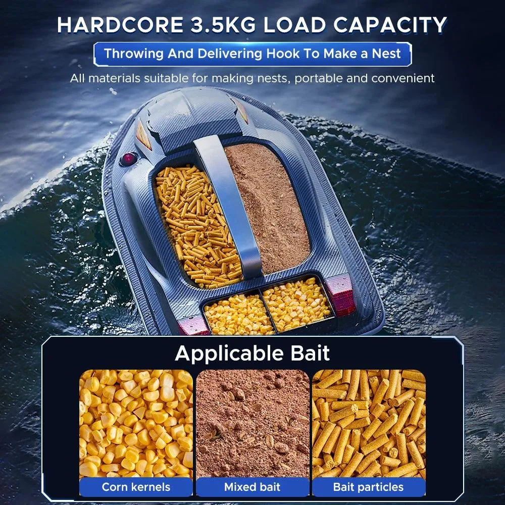 NFH Outdoor 3 Hopper - The 7kg/15lb Payload RC Bait Boat