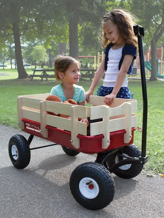 Pull-Along Mountain Wagon for Kids