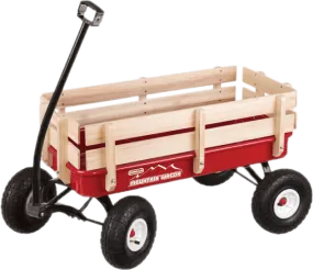 Pull-Along Mountain Wagon for Kids