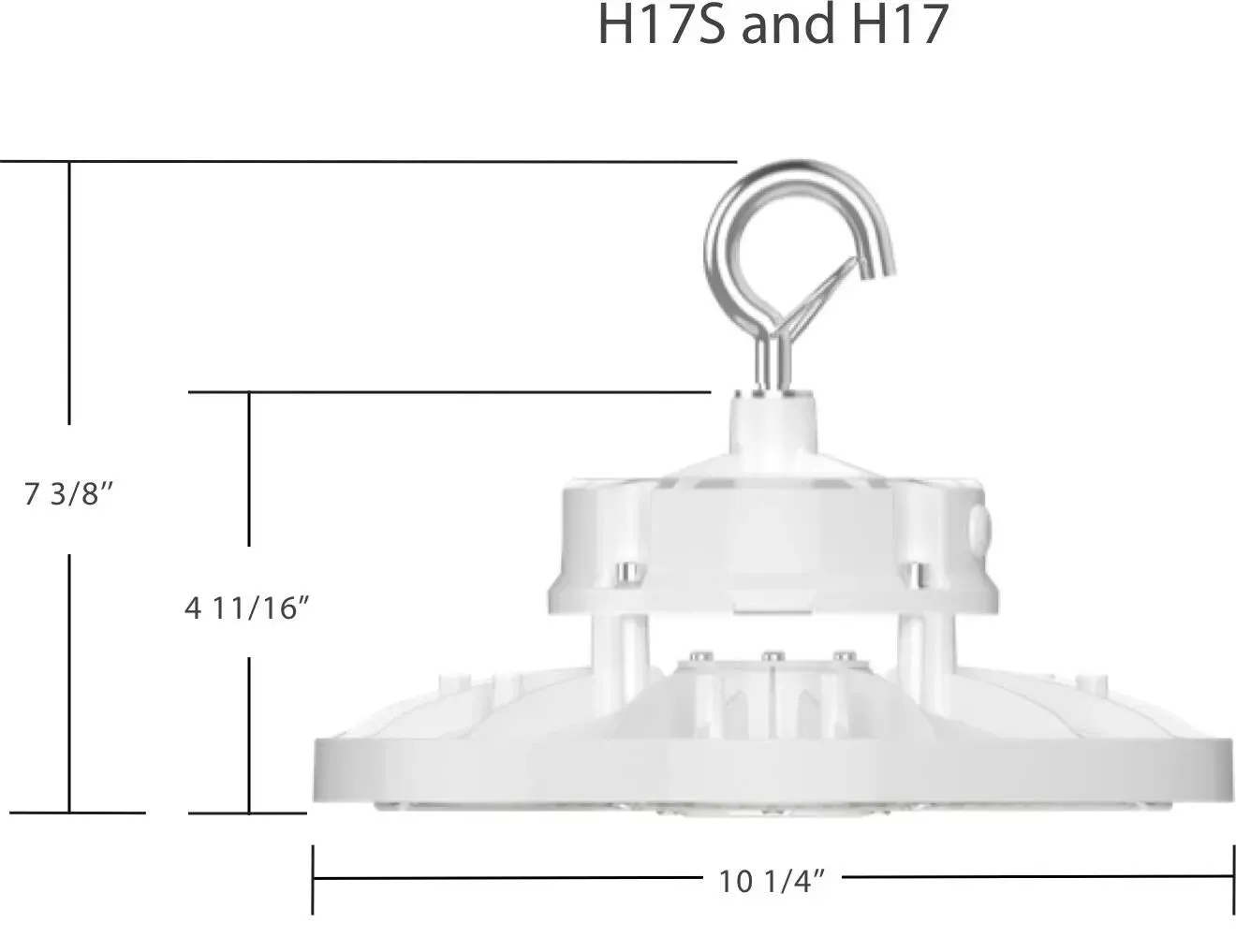 RAB H17 150W LED High Bay Selectable Wattage & CCT