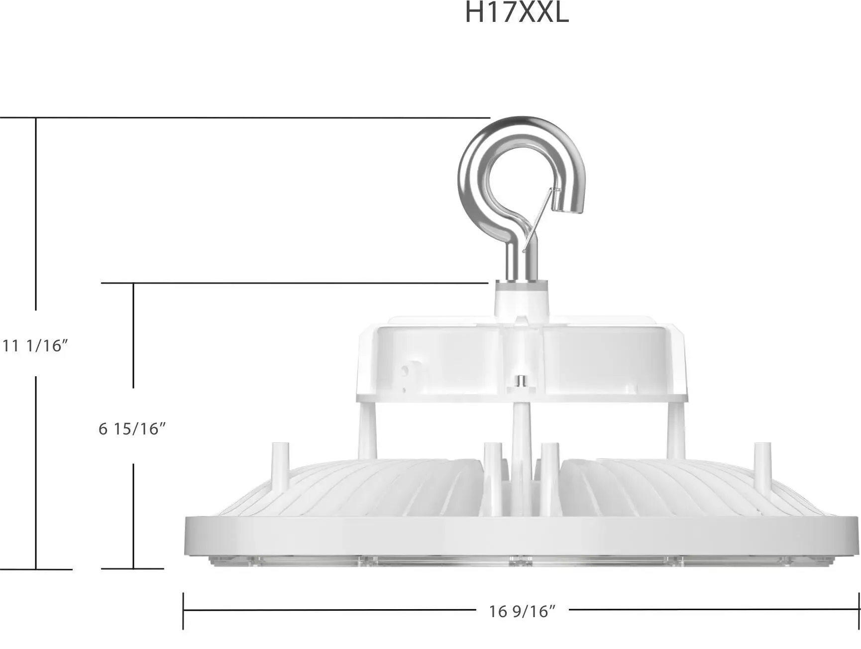 RAB H17XXL 500W LED High Bay Selectable Wattage & CCT