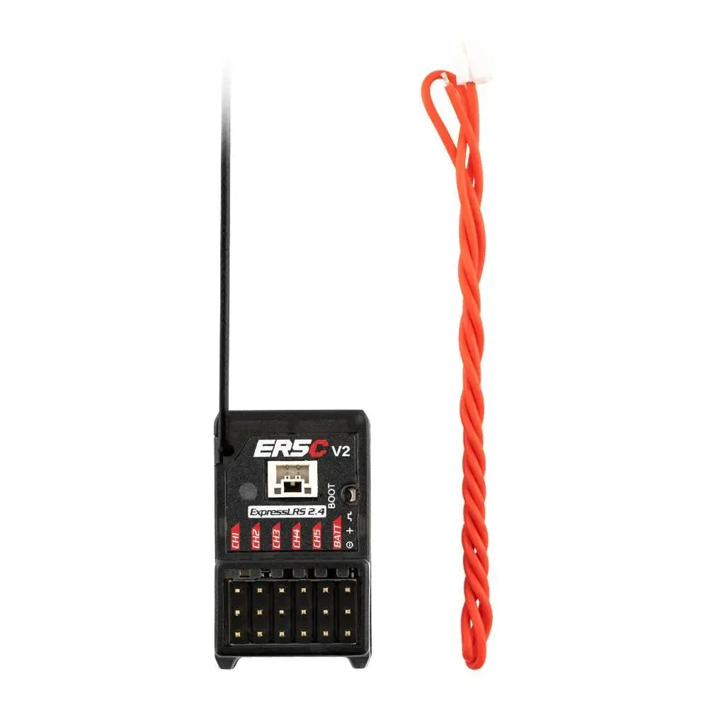 RadioMaster ER5C V2 ExpressLRS 2.4GHz PWM Receiver w/ External Antenna