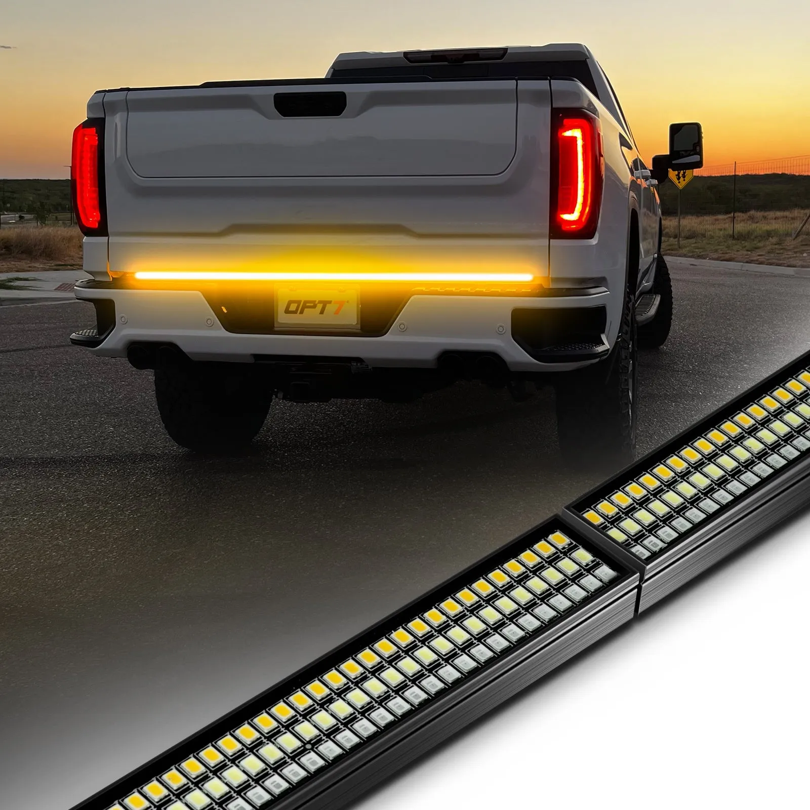 Redline Parlux Triple Row Tailgate Light Bar with Reverse & Sequential Turn Signals