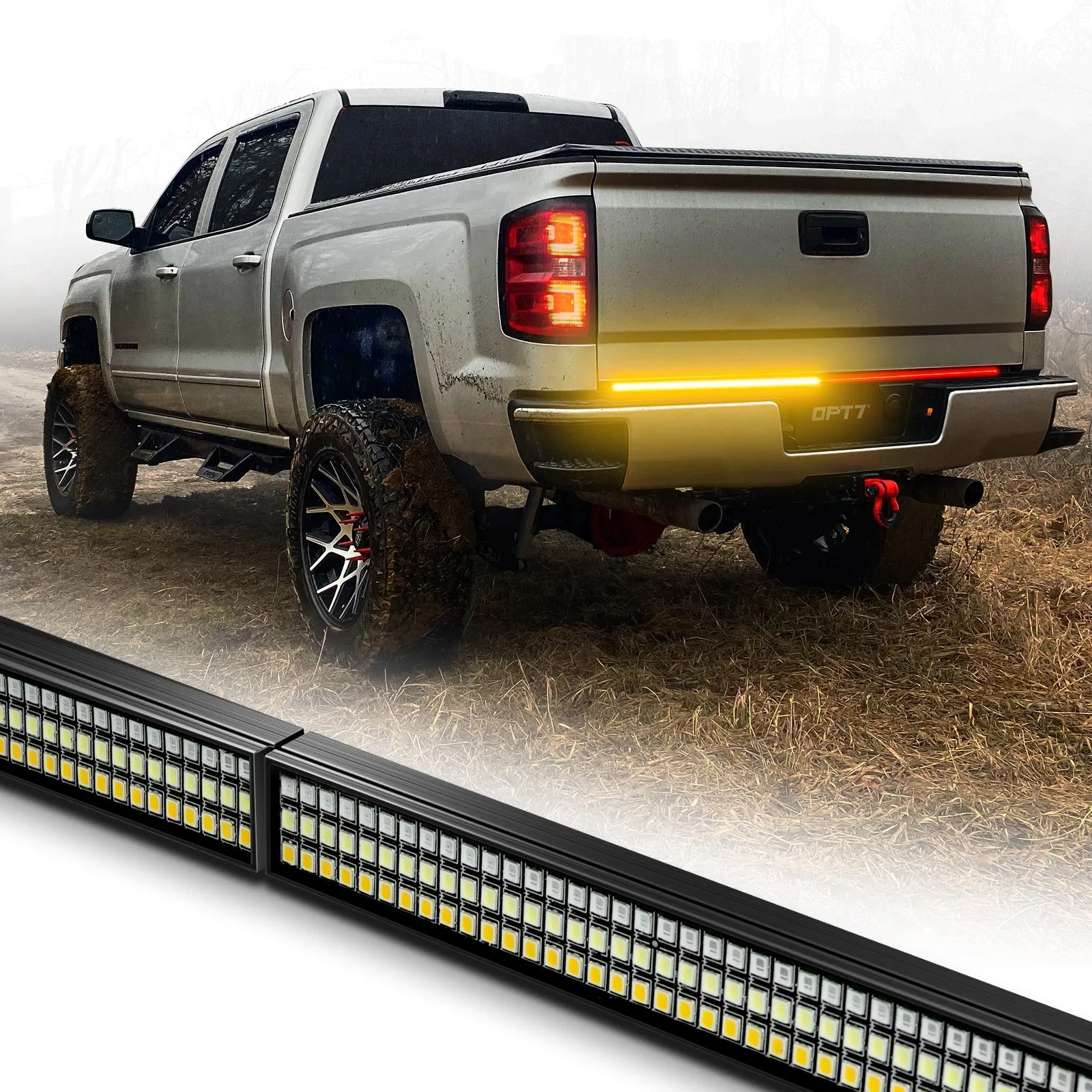 Redline Parlux Triple Row Tailgate Light Bar with Reverse & Sequential Turn Signals