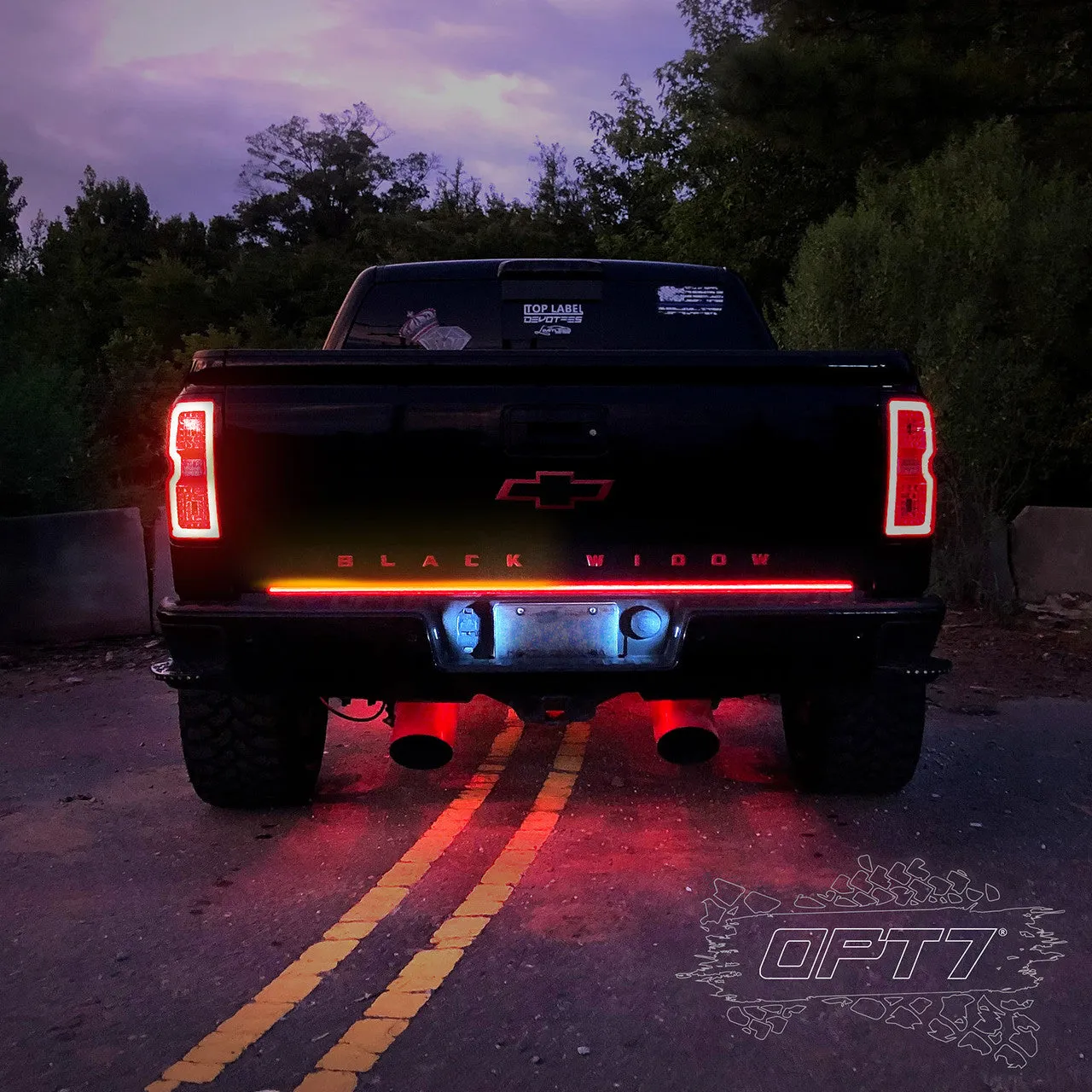 Redline Triple  Row LED Tailgate Light Bar with Reverse Light, Brake Light & Sequential Turn Signals