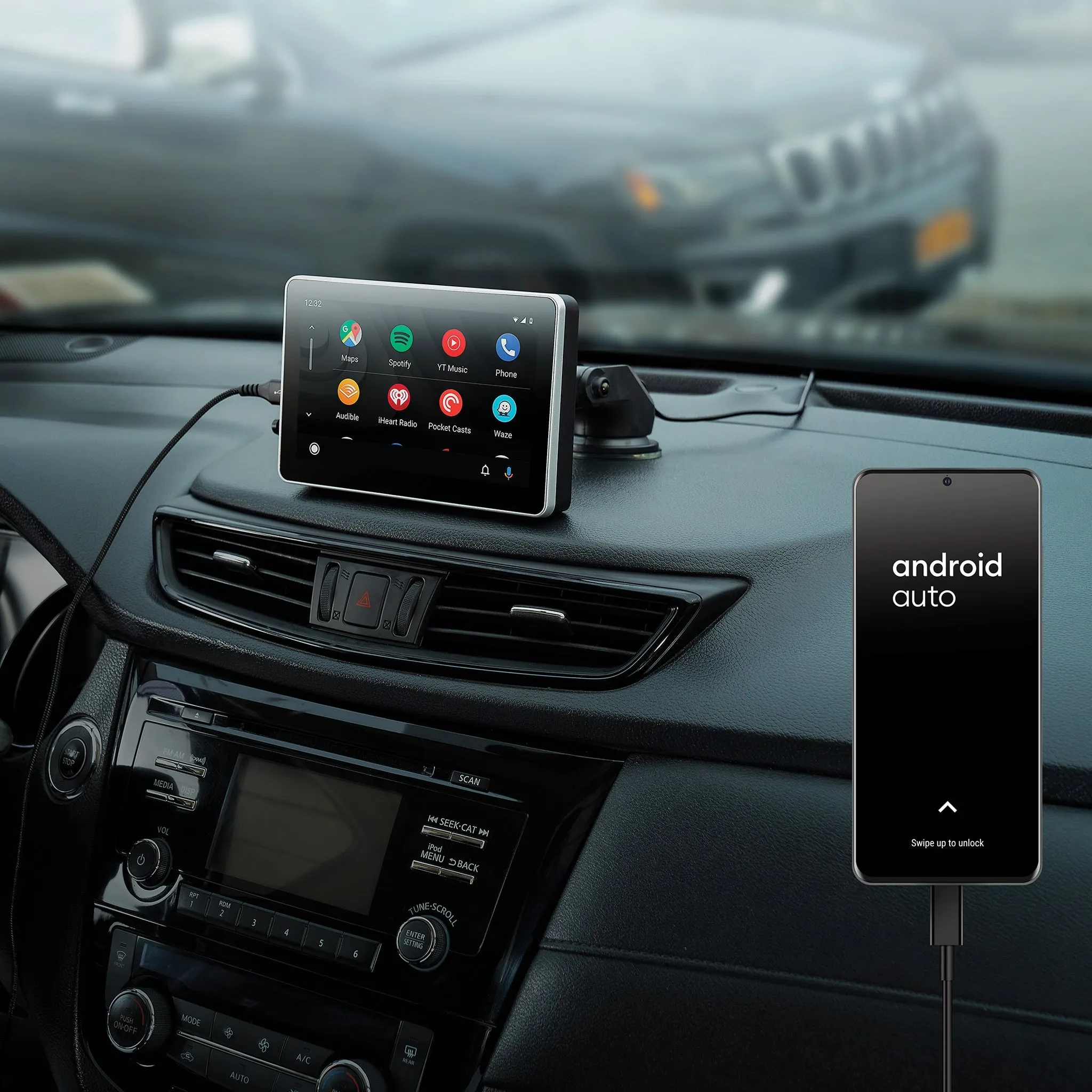 REFURBISHED - INTELLIDASH®  S  EASY-MOUNT 7” IPS TOUCH DISPLAY - CAR AND DRIVER DU950RB