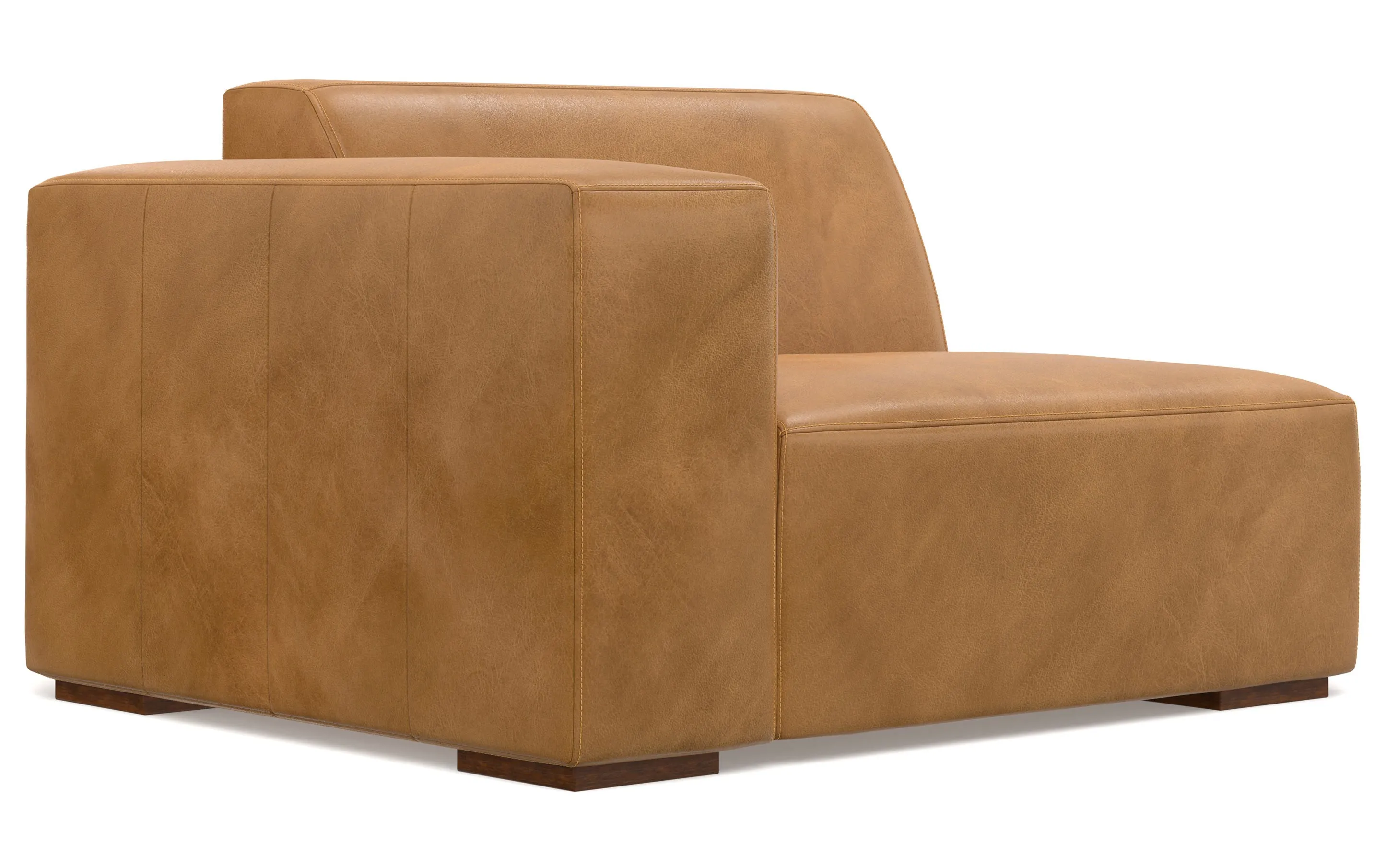 Rex 2 Seater Sofa and Ottoman in Genuine Leather