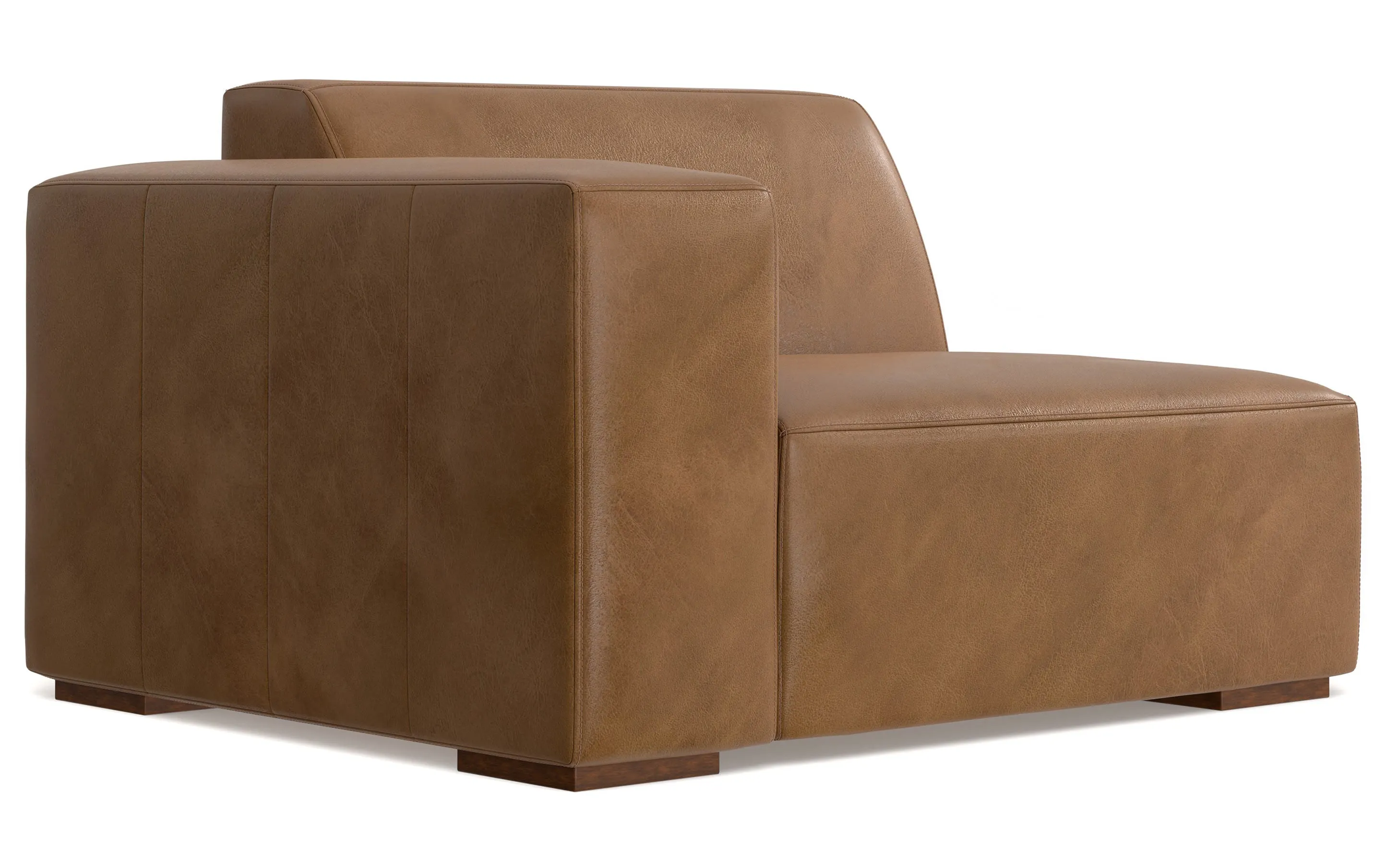 Rex 2 Seater Sofa and Ottoman in Genuine Leather