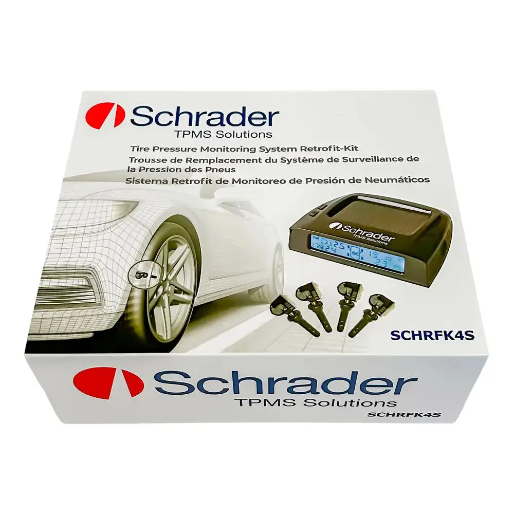 Schrader SCHRFK4S Retrofit TPMS Kit for Off Road Veh. or Veh. w/o TPMS