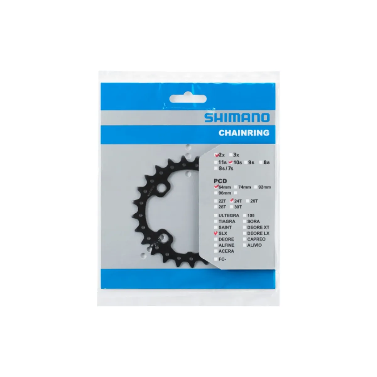 Shimano SLX 24D-AM chainring