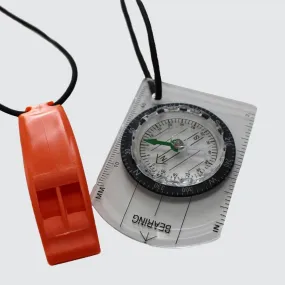 Swim-Run Compass and Whistle Bungee Combo